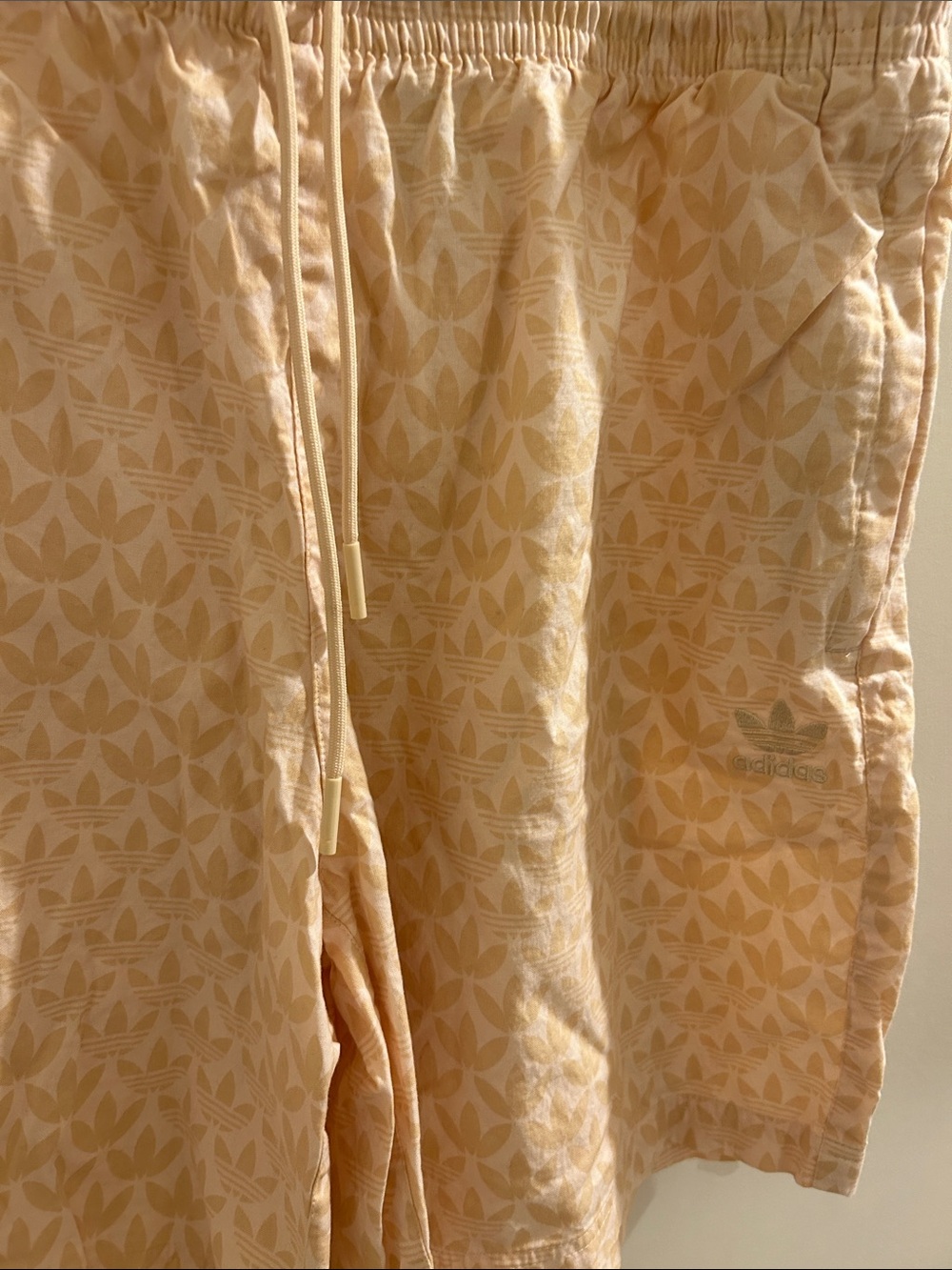 adidas Peach-Allover Trefoil Kids Shorts